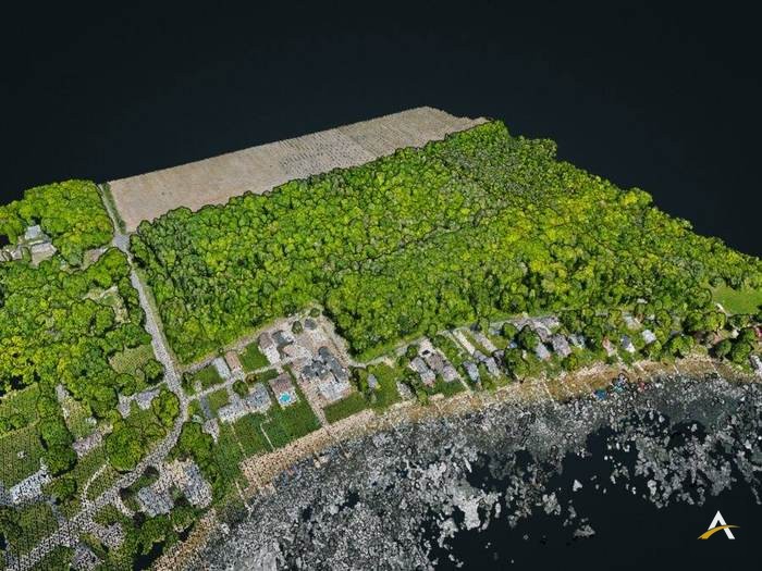 3D point cloud site model