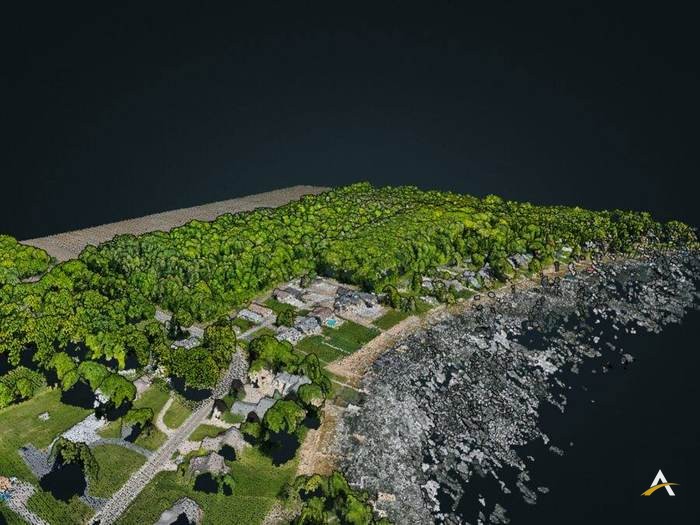 Aerial 3D site model