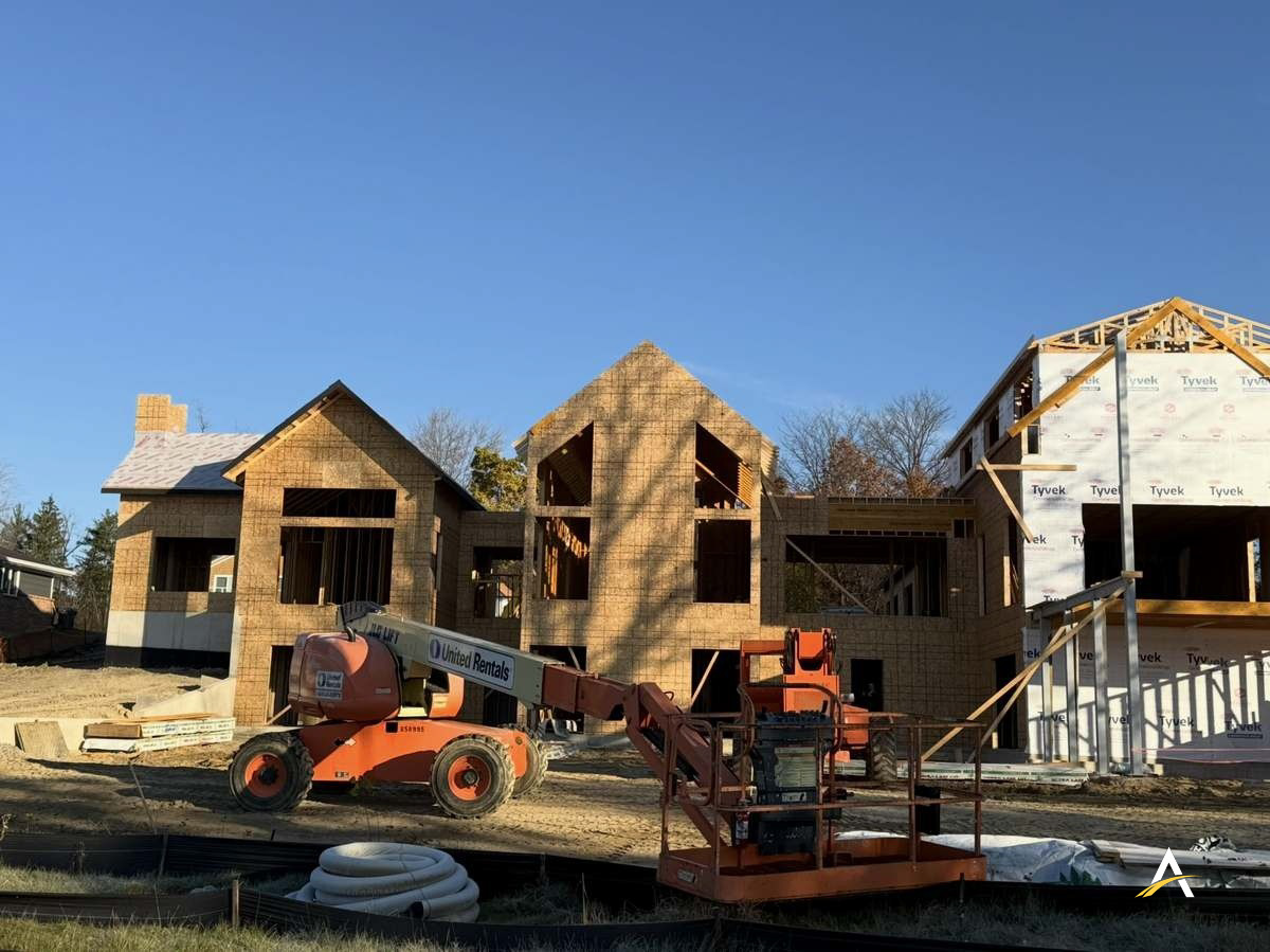 Gable framing rising
